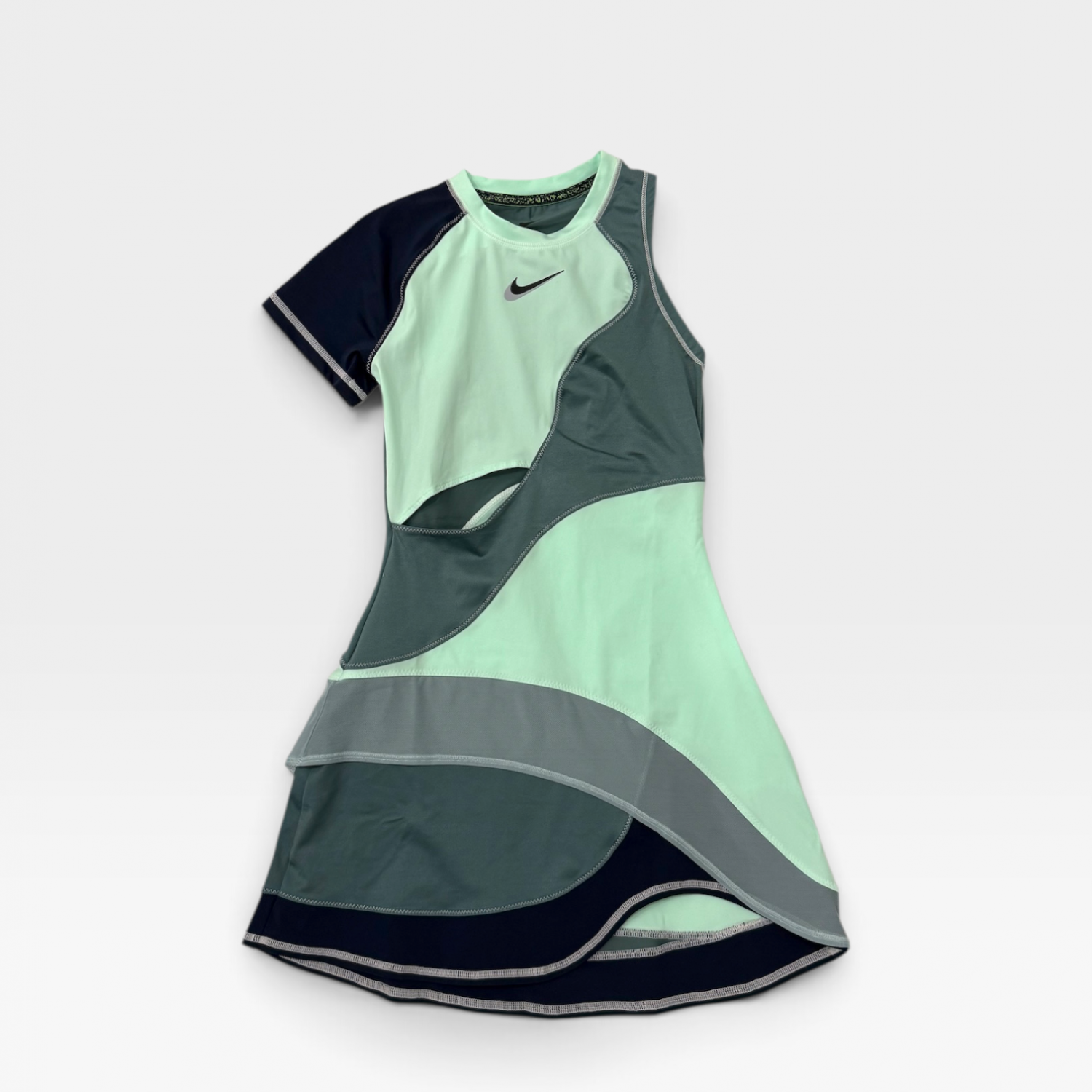 Nike Γυναικείο Vintage Αθλητικό Φόρεμα Tennis Style Mint / Navy / Pre-Owned